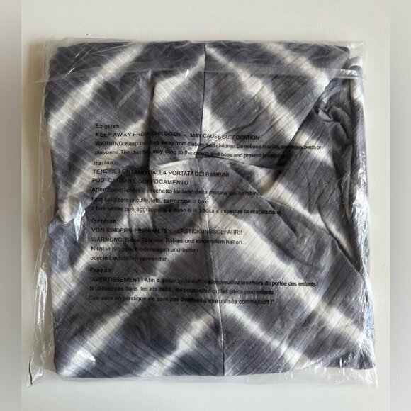 Nina Leonard, Women's Plus, 3/4 Sleeve Tunic - Grey Multi. Size: 3X. NWT. - Picture 5 of 7